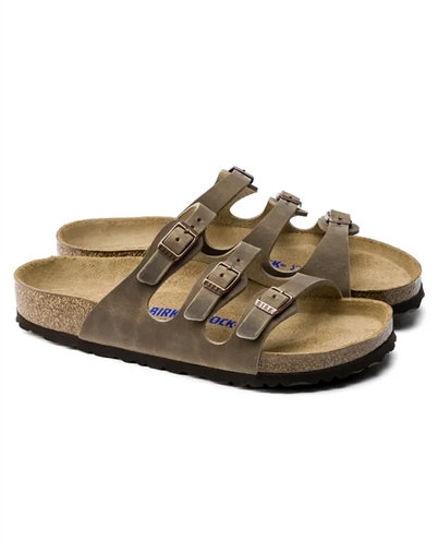 Florida Oiled Leather Sandal - Tabacco Brown - Birkenstock